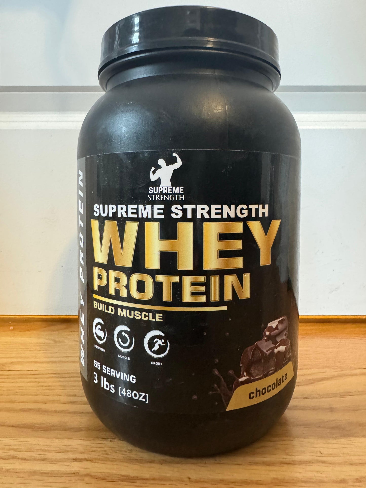 Whey Protein Powder, Chocolate Flavor