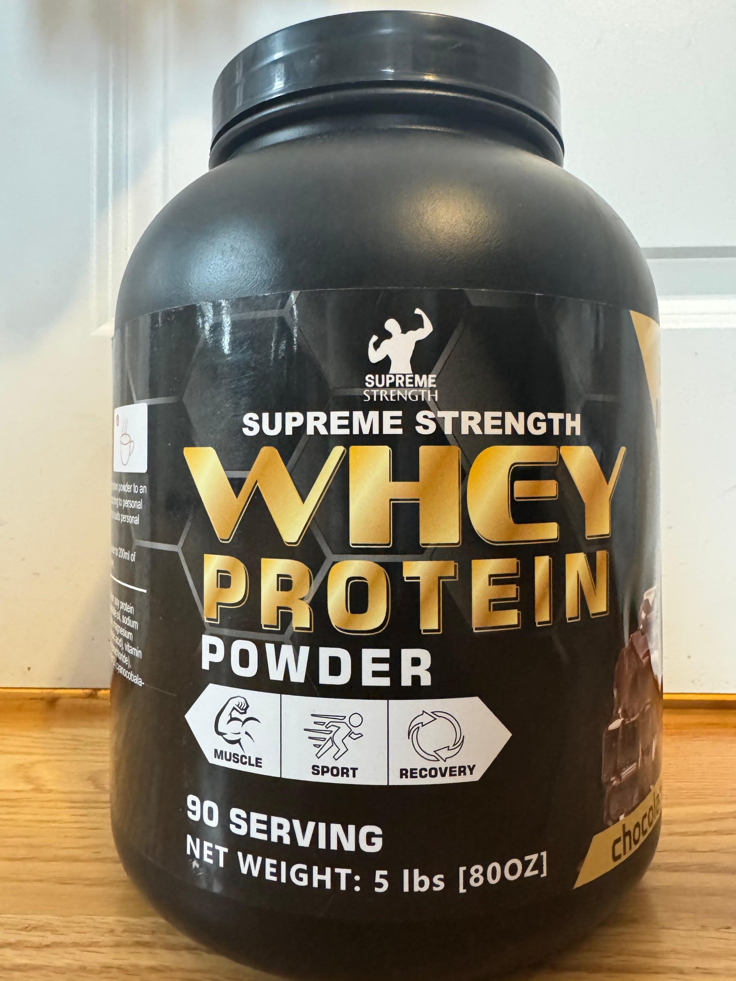 Whey Protein Powder, Chocolate Flavor