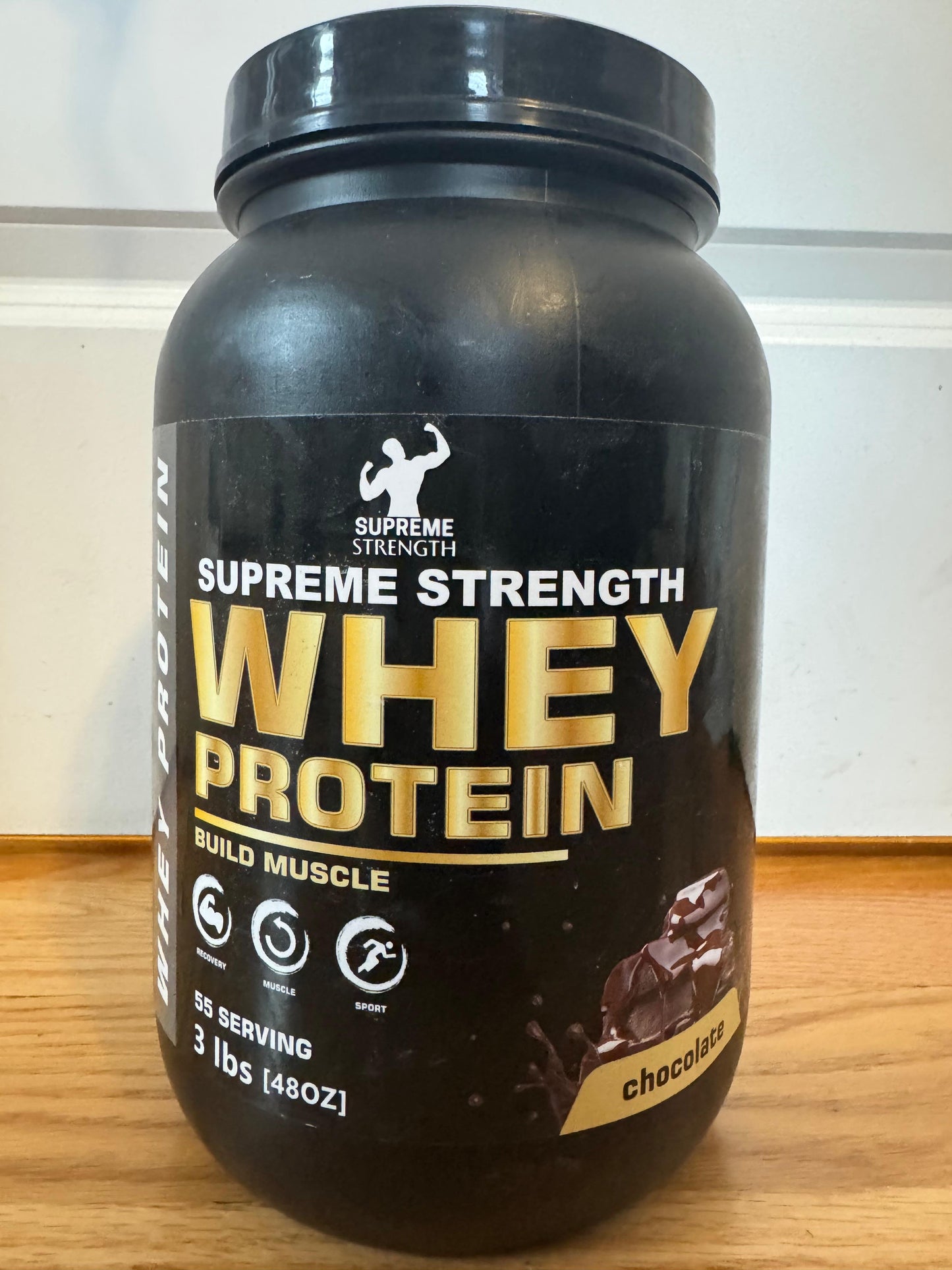 Whey Protein Powder, Chocolate Flavor