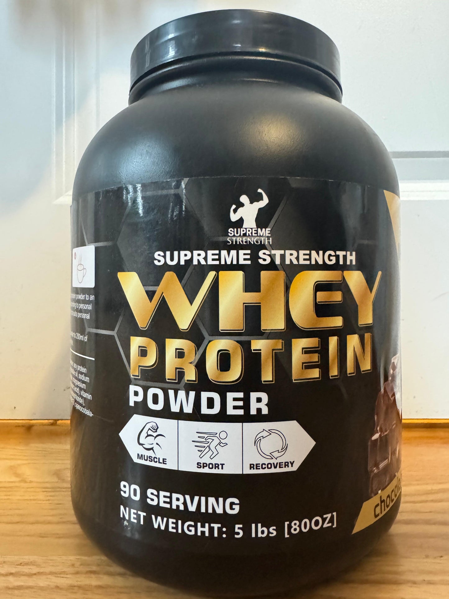 Whey Protein Powder, Chocolate Flavor