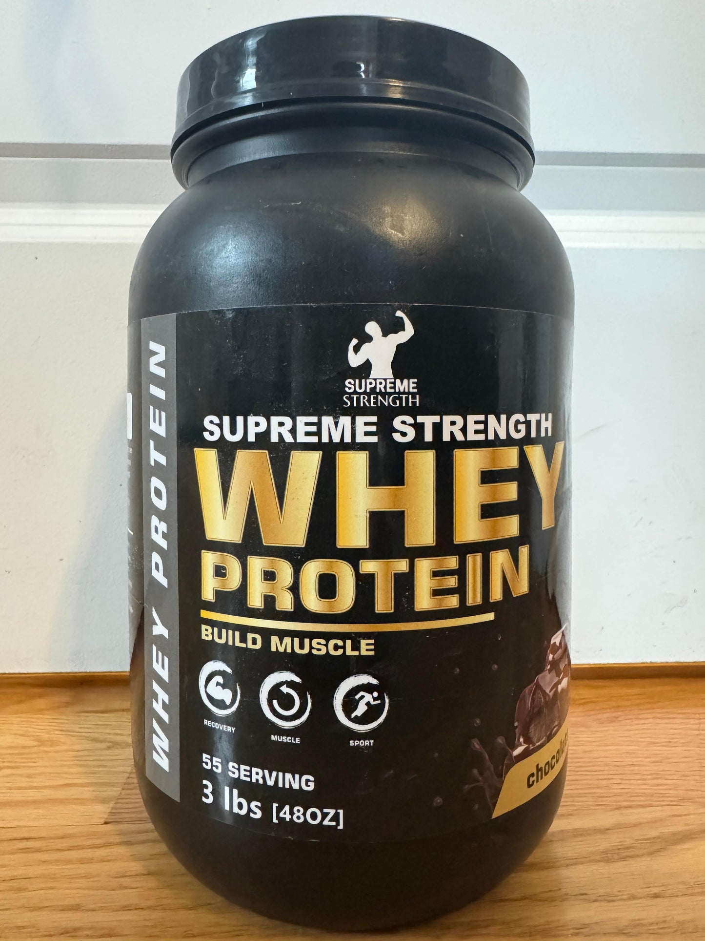 Whey Protein Powder, Chocolate Flavor