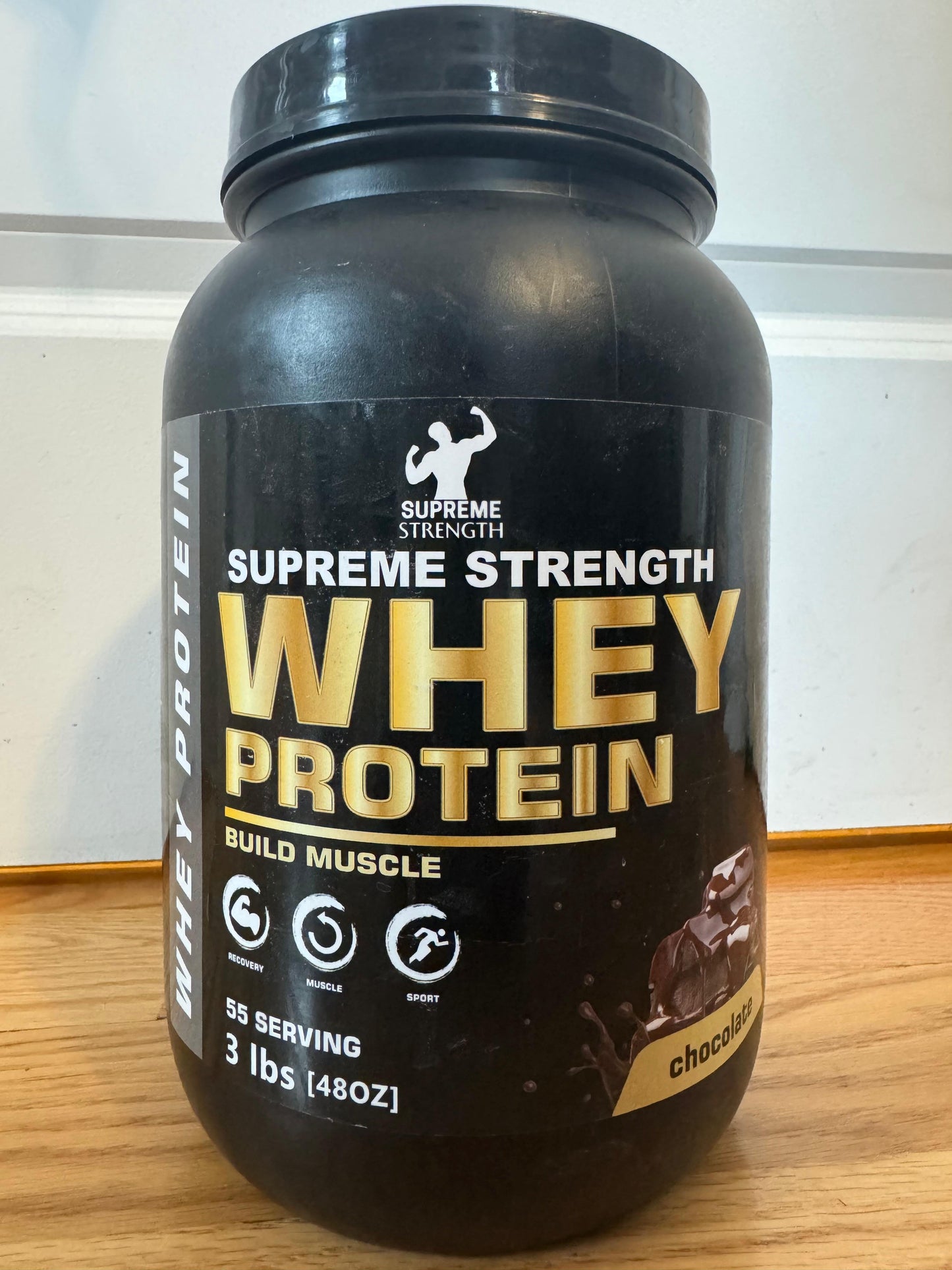 Whey Protein Powder, Chocolate Flavor